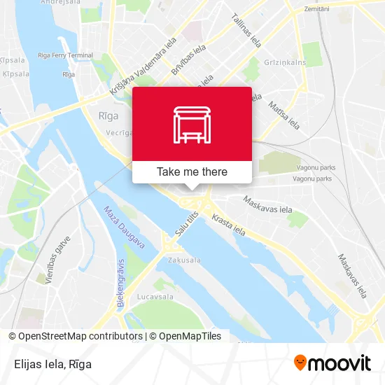 Карта Elijas Iela