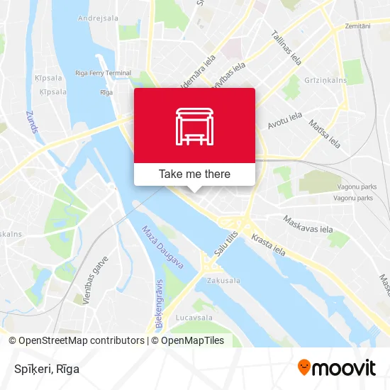 Карта Spīķeri