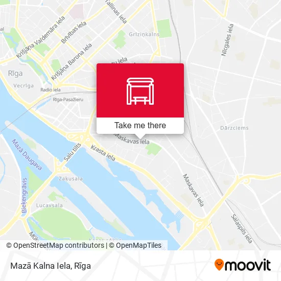 Карта Mazā Kalna Iela