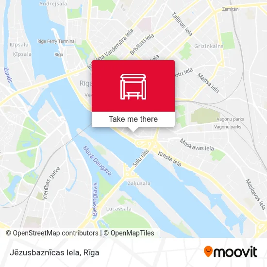 Jēzusbaznīcas Iela map