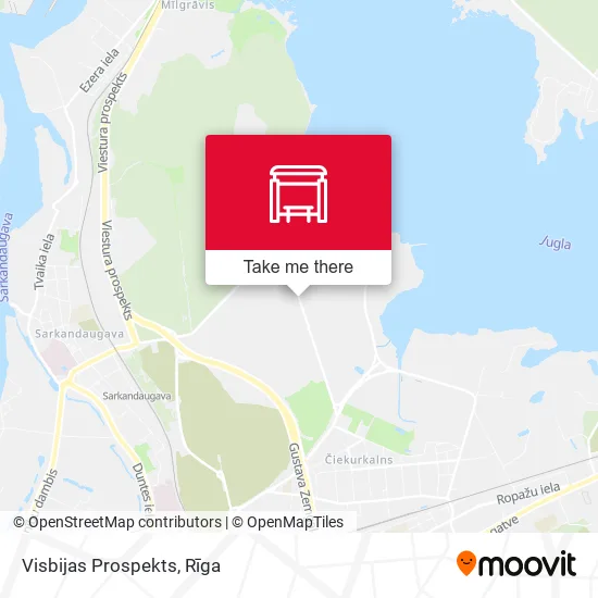 Карта Visbijas Prospekts