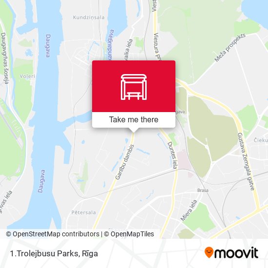 1.Trolejbusu Parks map