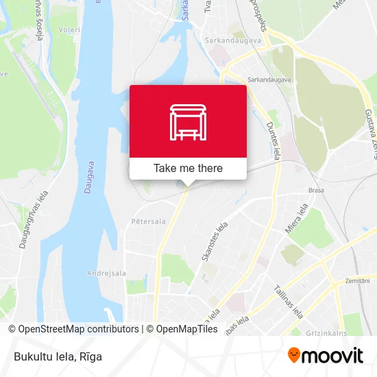 Карта Bukultu Iela