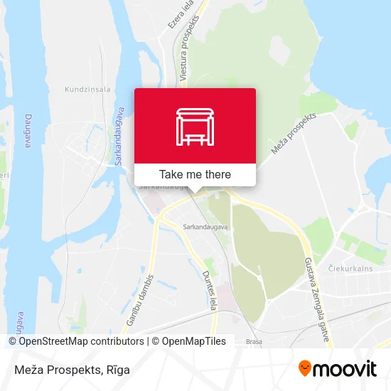 Карта Meža Prospekts