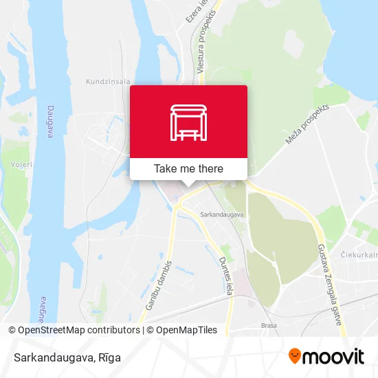 Карта Sarkandaugava