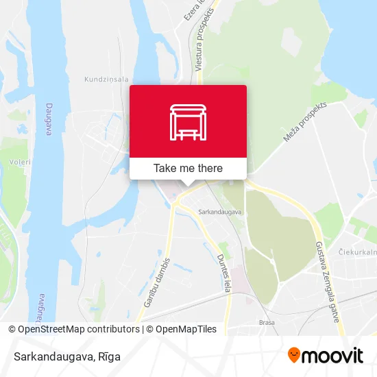 Карта Sarkandaugava
