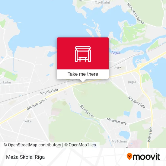 Карта Meža Skola