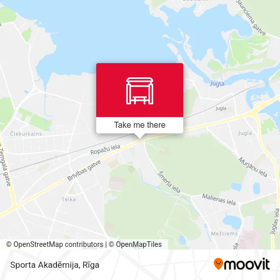Карта Sporta Akadēmija