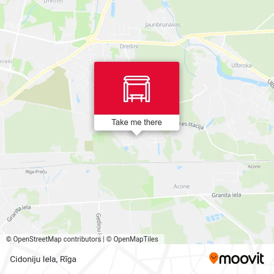 Карта Cidoniju Iela