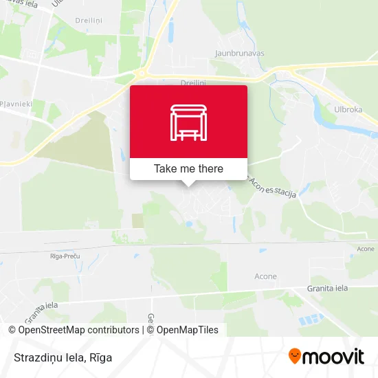 Карта Strazdiņu Iela