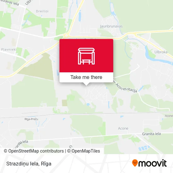 Карта Strazdiņu Iela