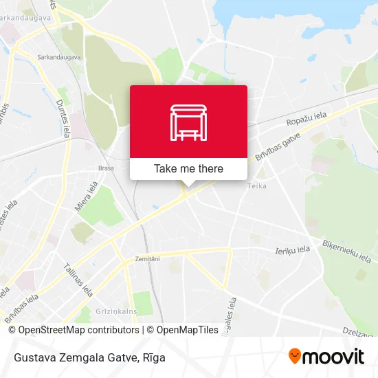 Карта Gustava Zemgala Gatve