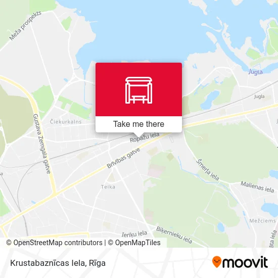 Krustabaznīcas Iela map