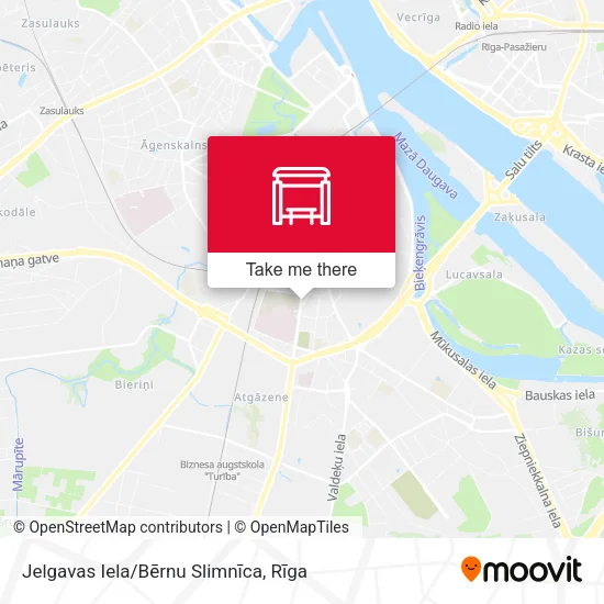 Карта Jelgavas Iela/Bērnu Slimnīca