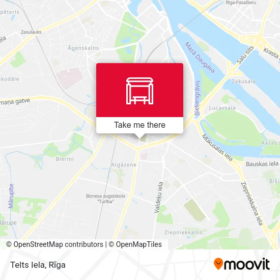 Карта Telts Iela