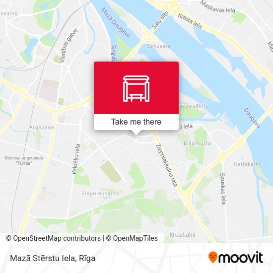 Карта Mazā Stērstu Iela
