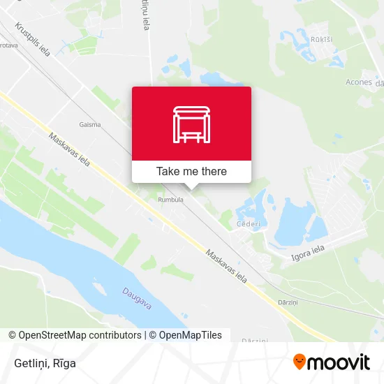 Карта Getliņi