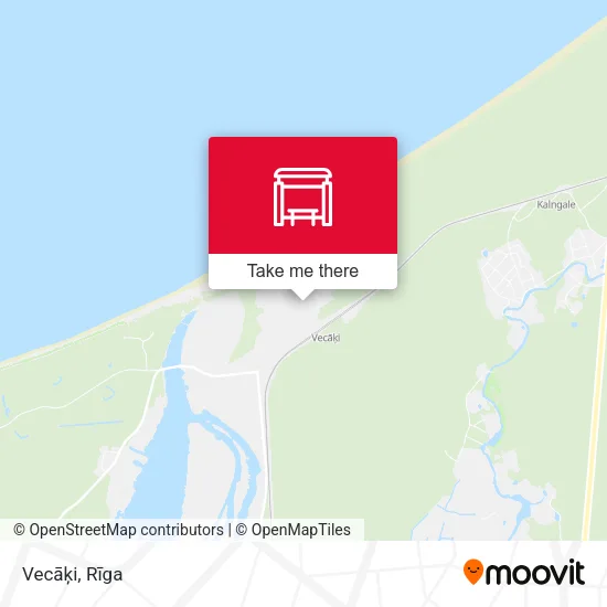 Карта Vecāķi