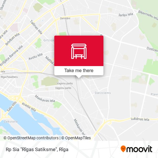 Rp Sia "Rīgas Satiksme" map