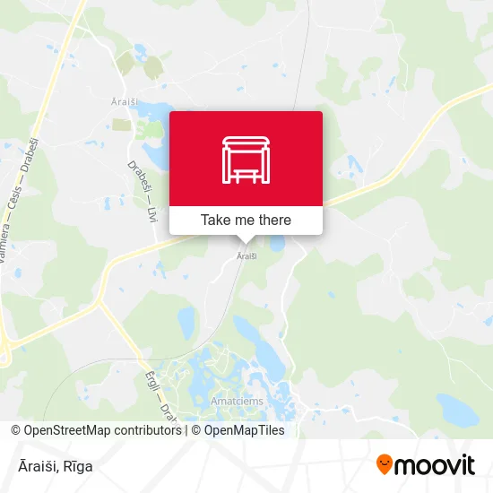 Карта Āraiši