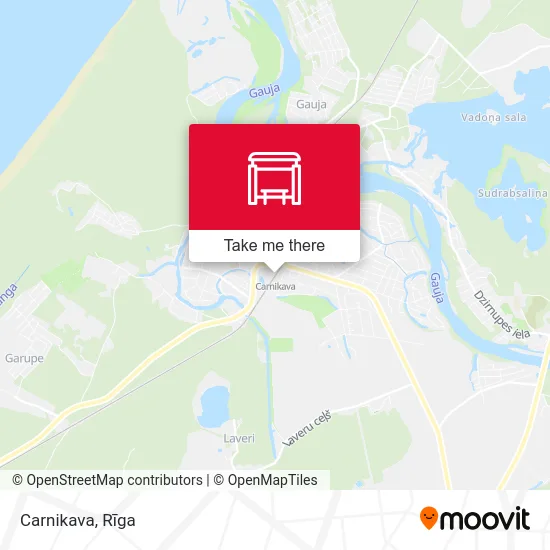 Карта Carnikava