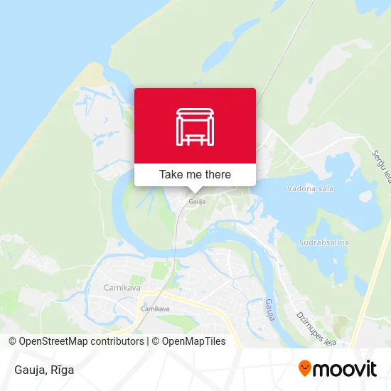 Карта Gauja