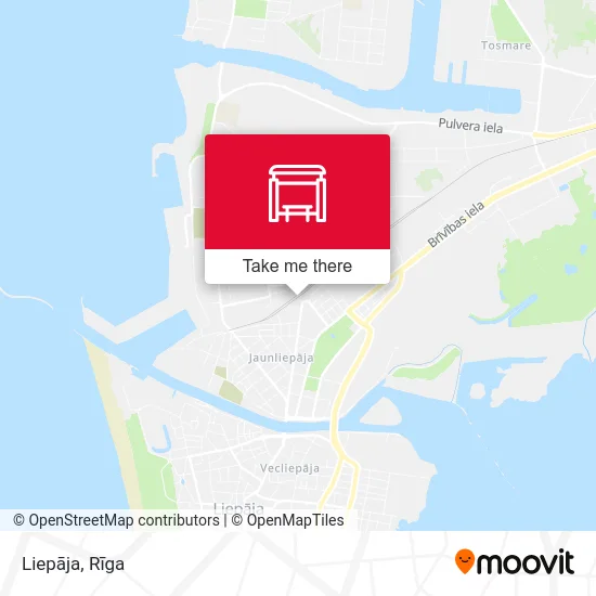 Карта Liepāja