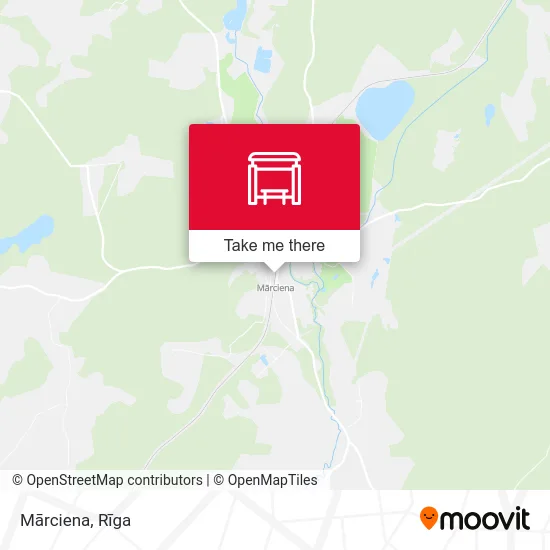 Карта Mārciena