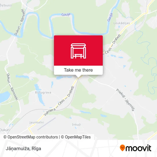 Карта Jāņamuiža