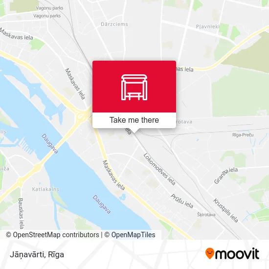 Карта Jāņavārti