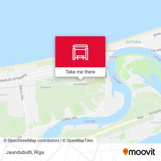 Карта Jaundubulti