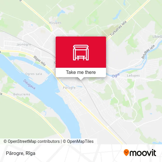 Карта Pārogre