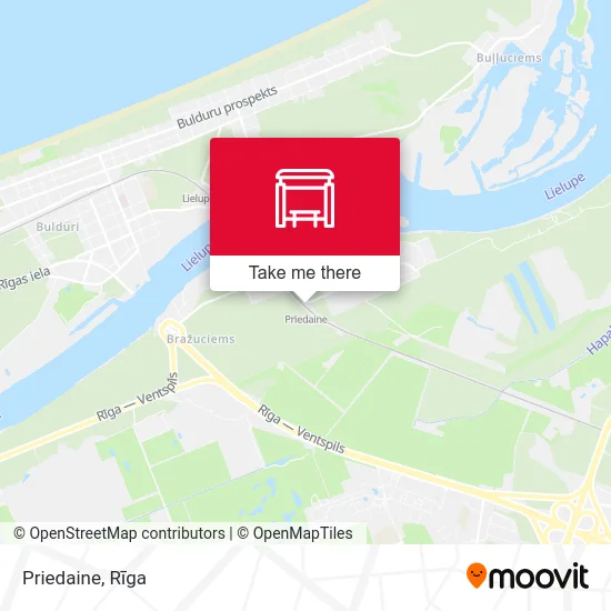 Карта Priedaine