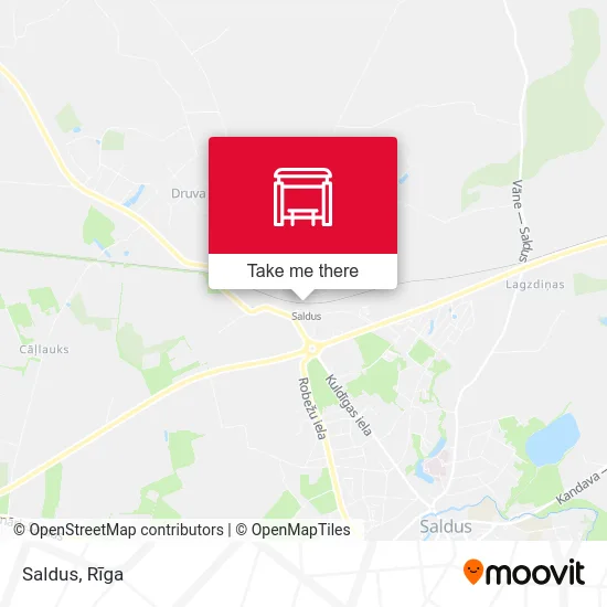 Карта Saldus