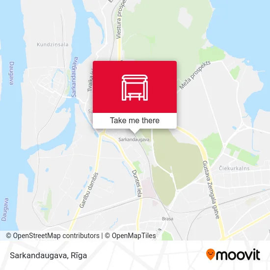 Карта Sarkandaugava