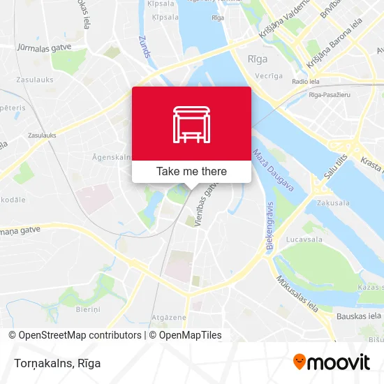 Карта Torņakalns