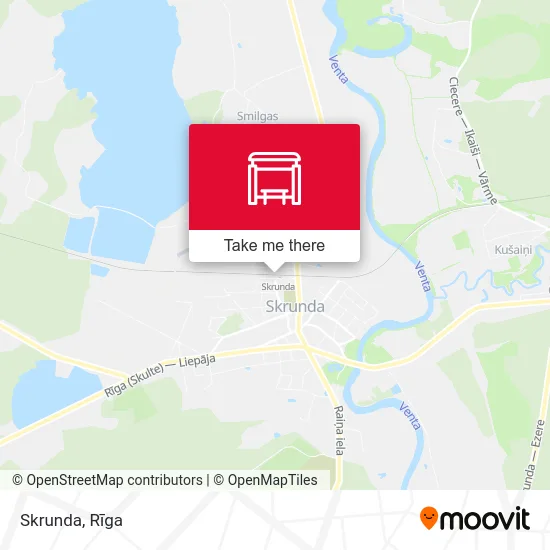 Skrunda map