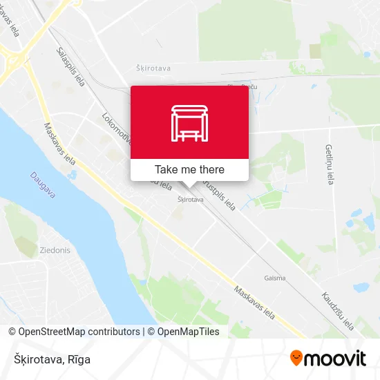 Карта Šķirotava