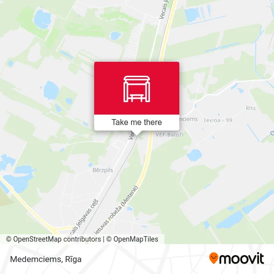 Карта Medemciems