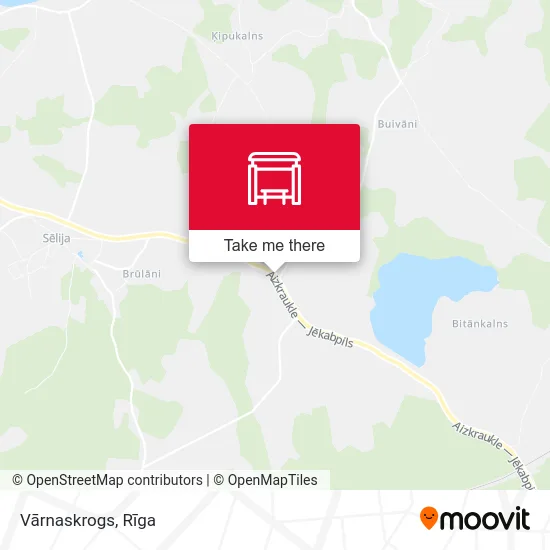 Карта Vārnaskrogs