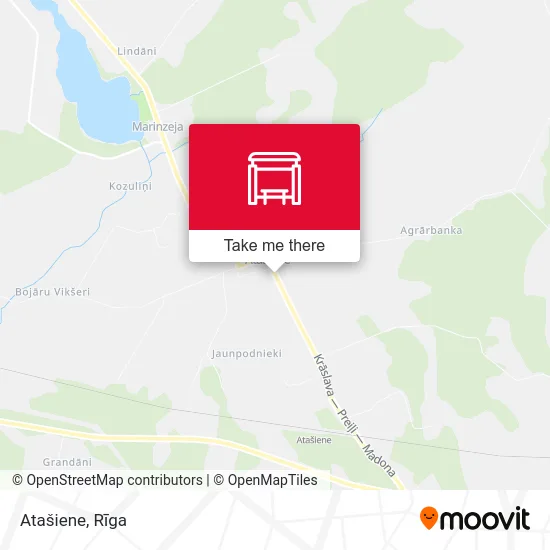 Карта Atašiene