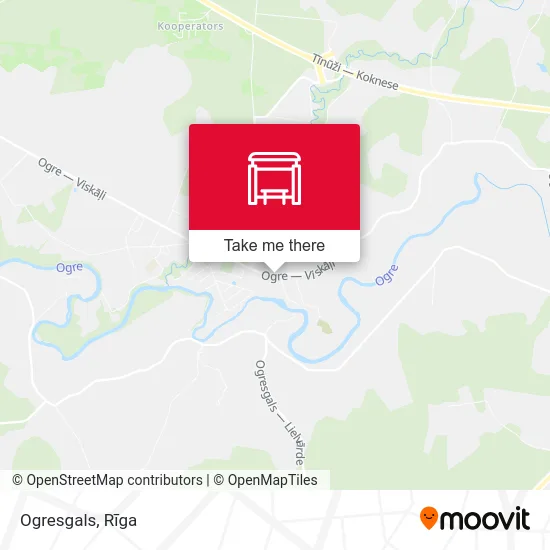 Карта Ogresgals