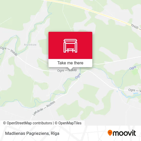 Madlienas Pagrieziens map