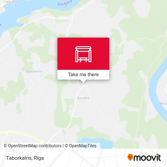 Карта Taborkalns