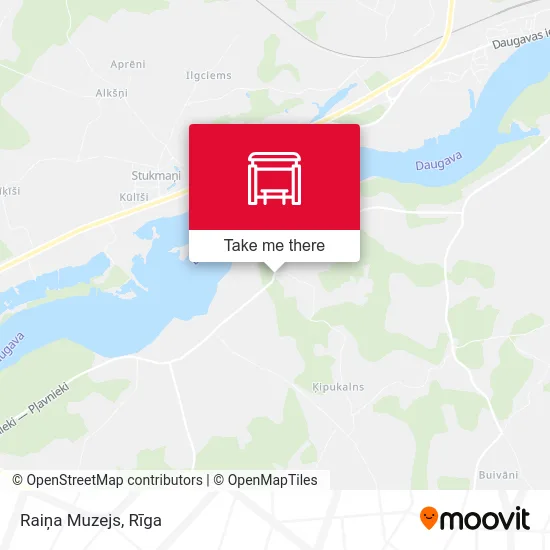 Карта Raiņa Muzejs