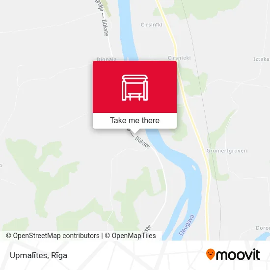 Карта Upmalītes