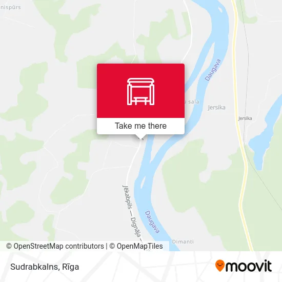 Карта Sudrabkalns