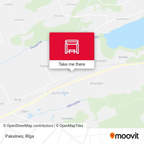 Карта Pakalnes