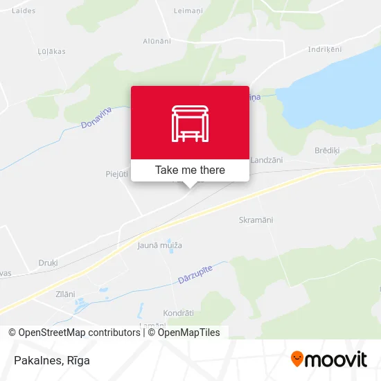 Карта Pakalnes