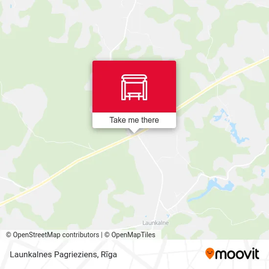 Launkalnes Pagrieziens map